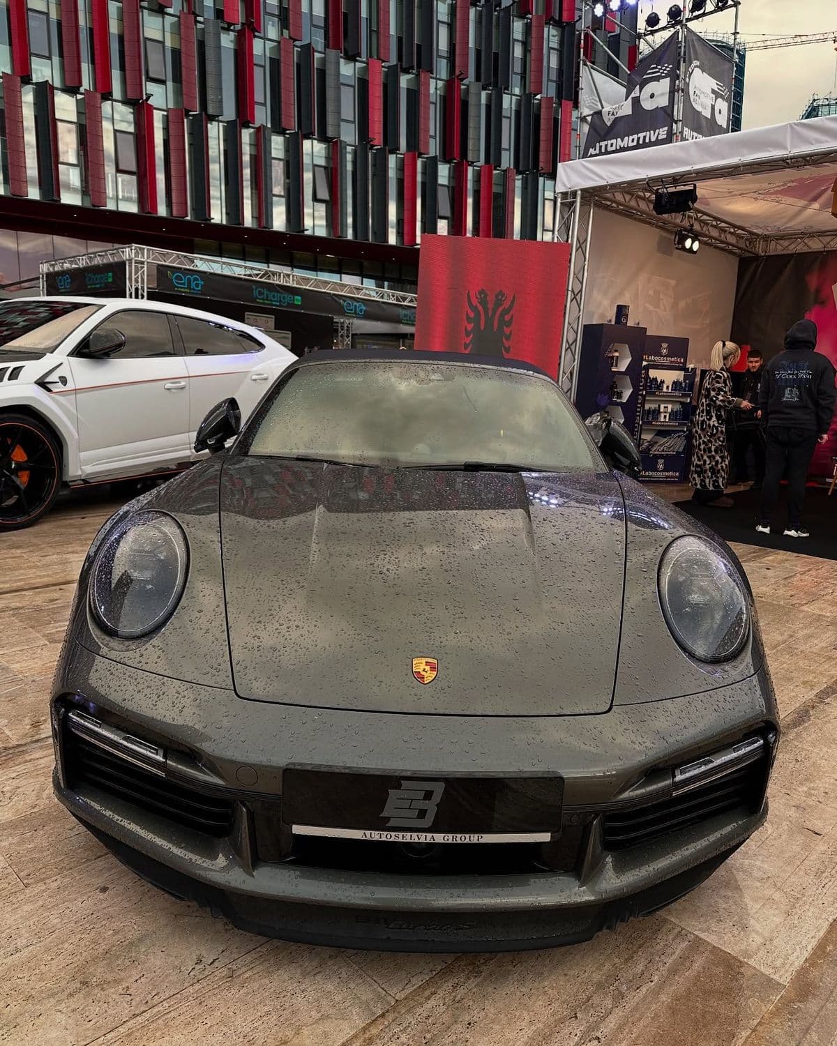 Car parked on a street in Tirana