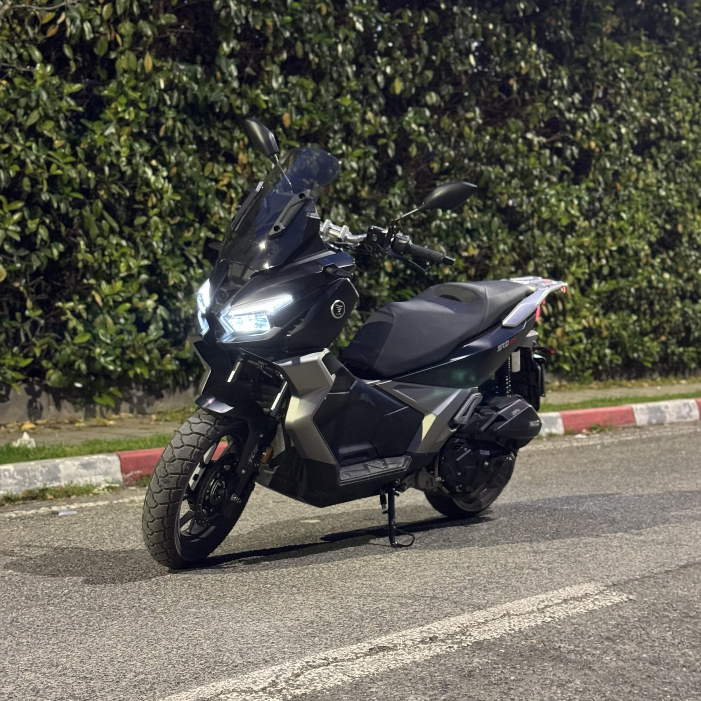 Scooter parked in Tirana