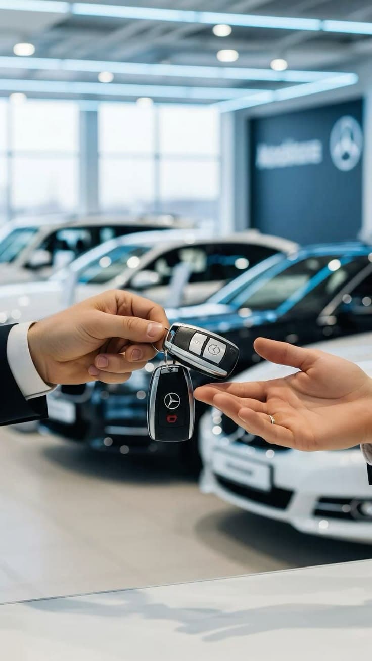 Handing over keys
