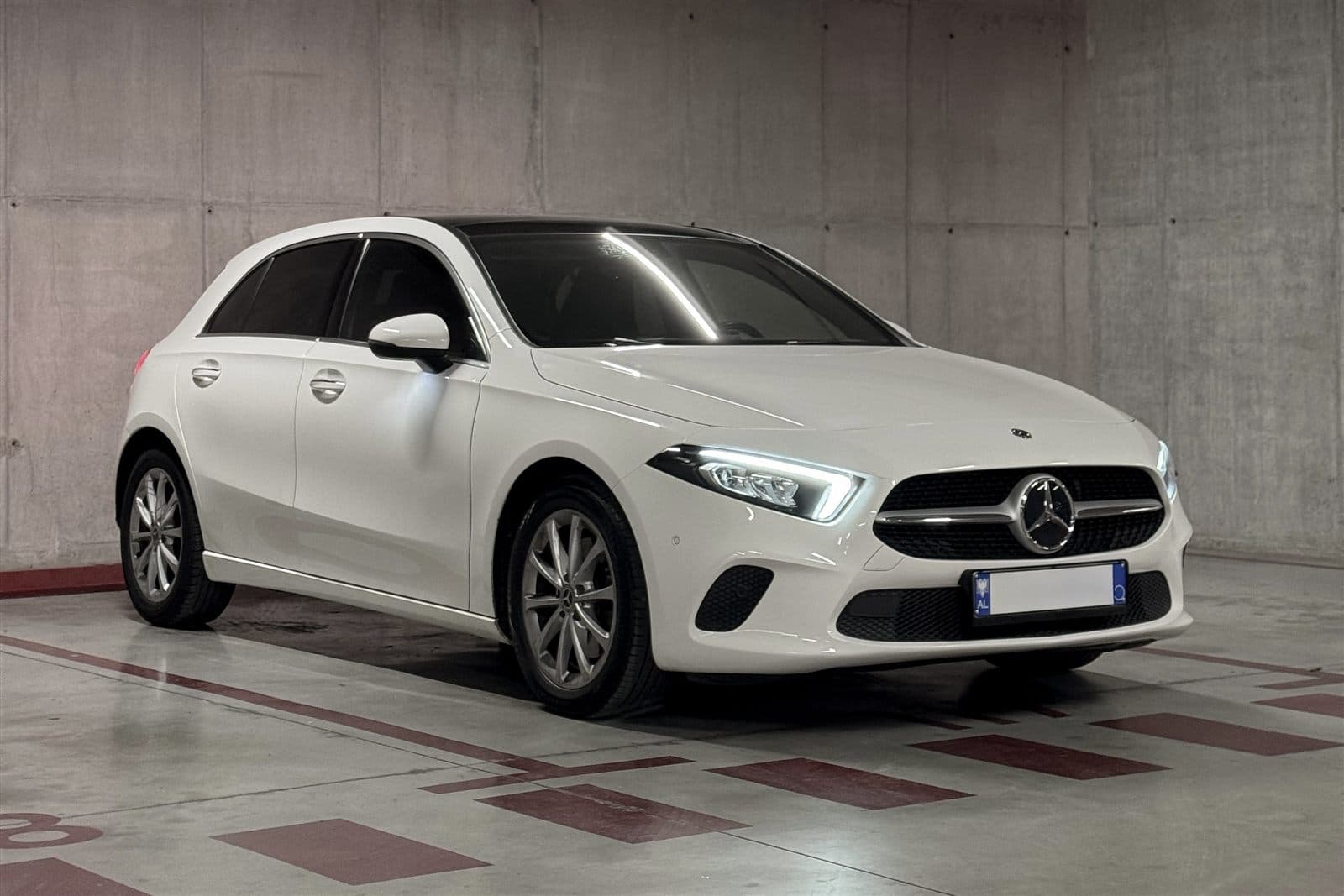Mercedes-Benz A-Class 220 4MATIC front three-quarter view