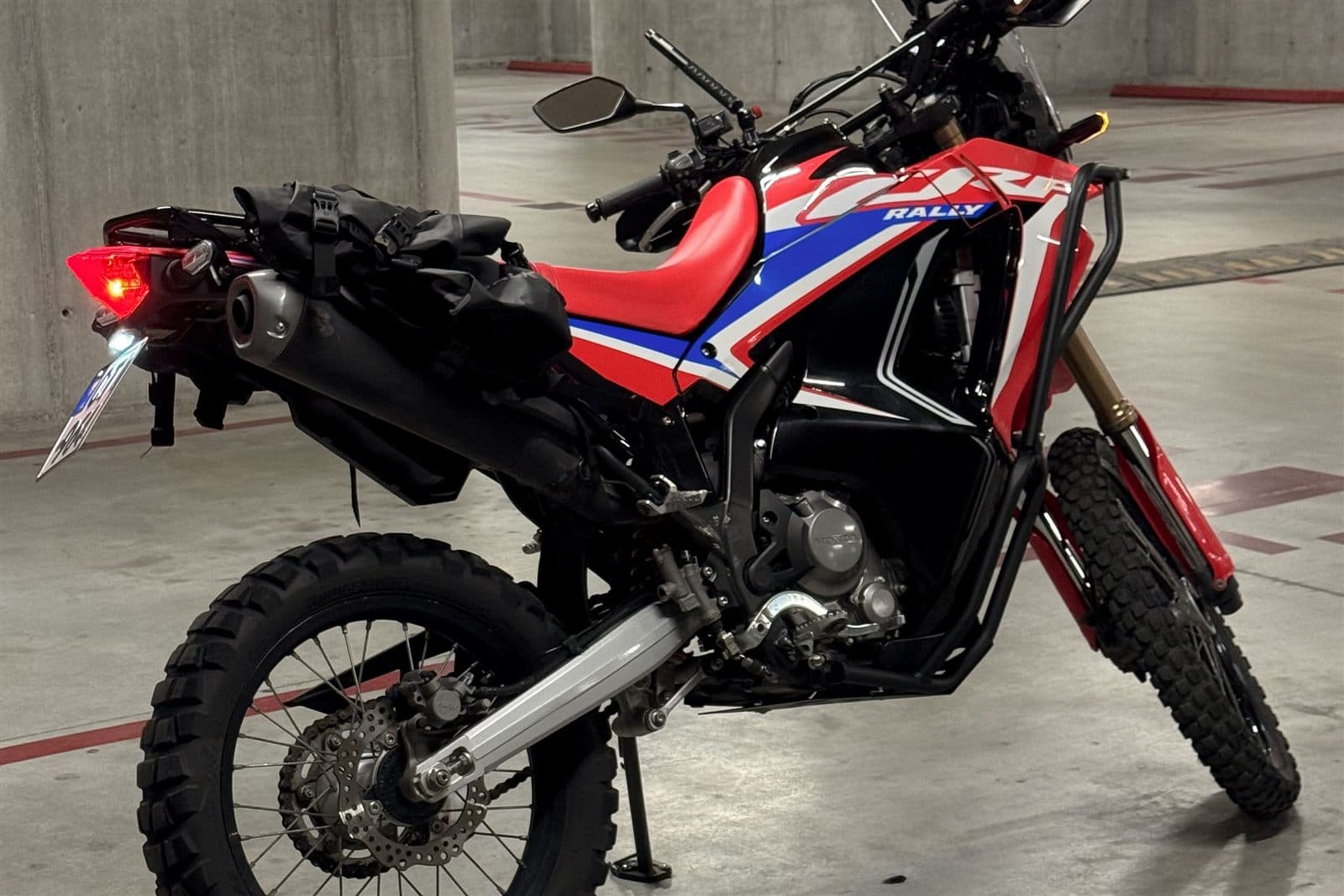 Honda CRF300L Rally side detail